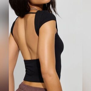 Garage Classic Black Crop Top